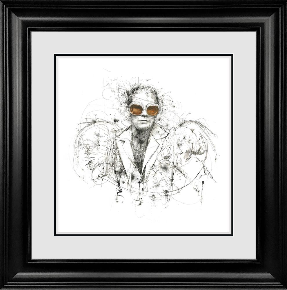 Scott Tetlow - ' Rocketman' - Framed Original Art