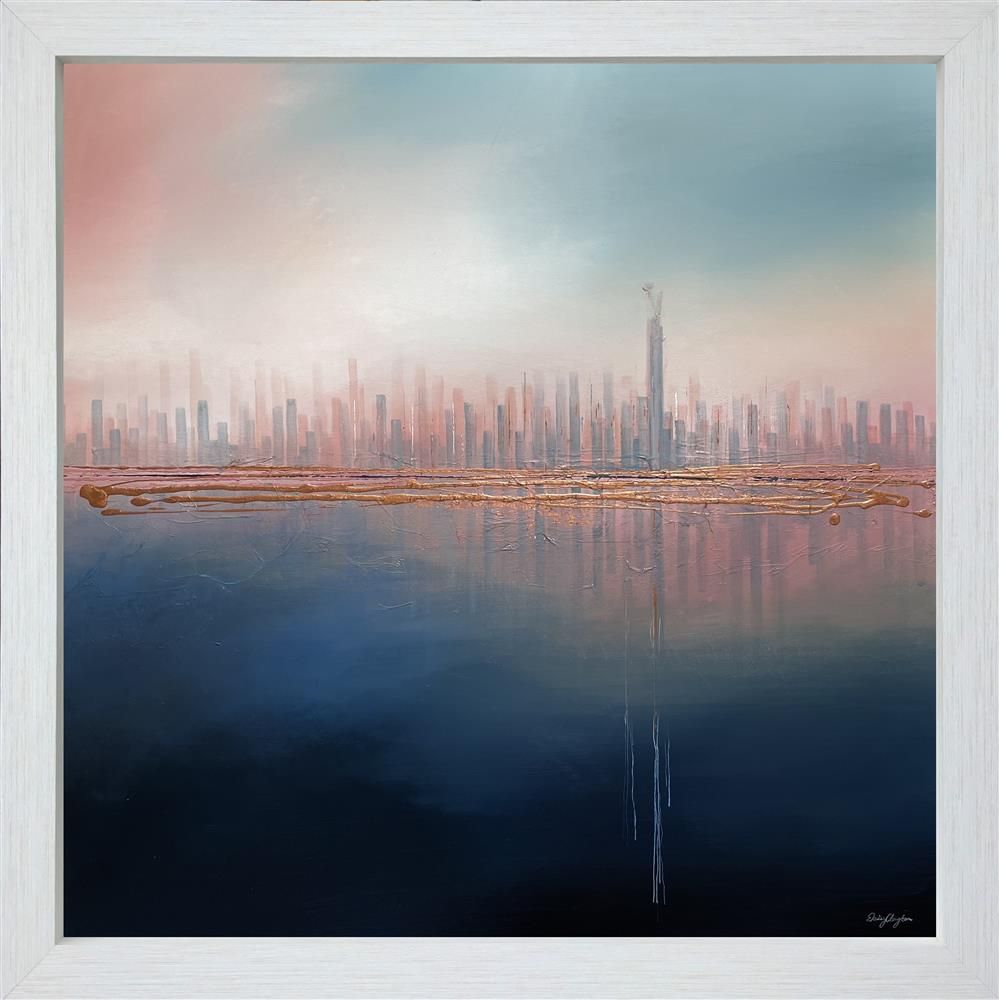 Daisy Clayton - ' New York, Sundown' - Framed Original Artwork