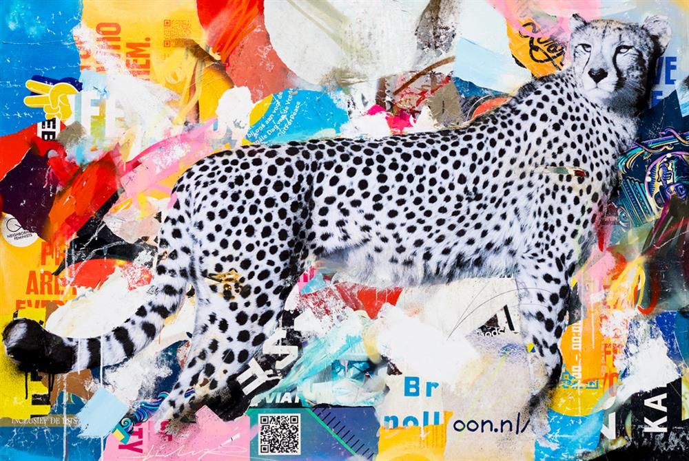 Michiel Folkers - 'Think Slow, Act Fast'  - Framed Limited Edition Canvas