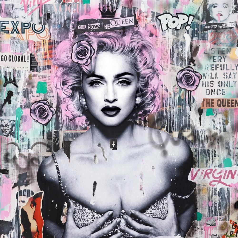 Add Subtract - 'The Queen Of Pop' - Framed Limited Edition