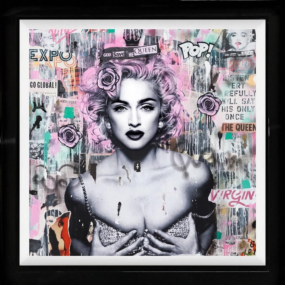 Add Subtract - 'The Queen Of Pop' - Framed Limited Edition