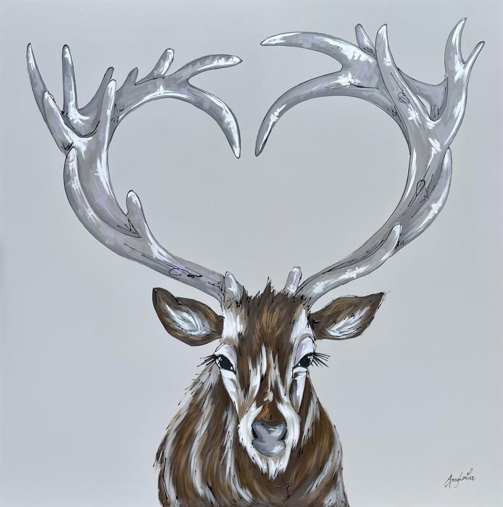 Amy Louise - 'Love is in The Air' - Framed Original Art