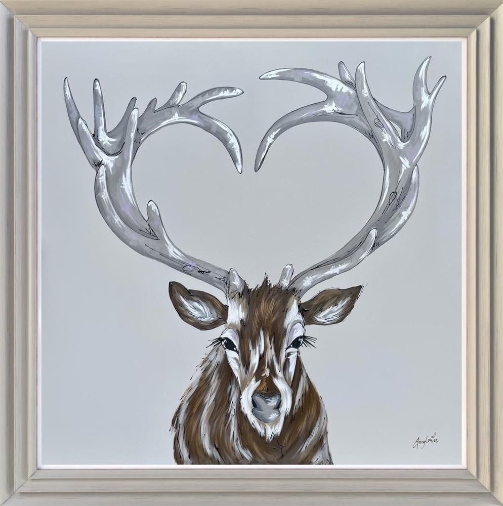 Amy Louise - 'Love is in The Air' - Framed Original Art