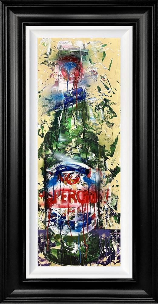 Jessie Foakes - 'Ice Cold Brew'  Framed Original Artwork