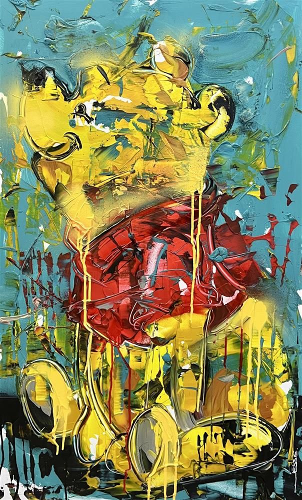 Jessie Foakes - 'Winnie The Bear'  Framed Original Artwork