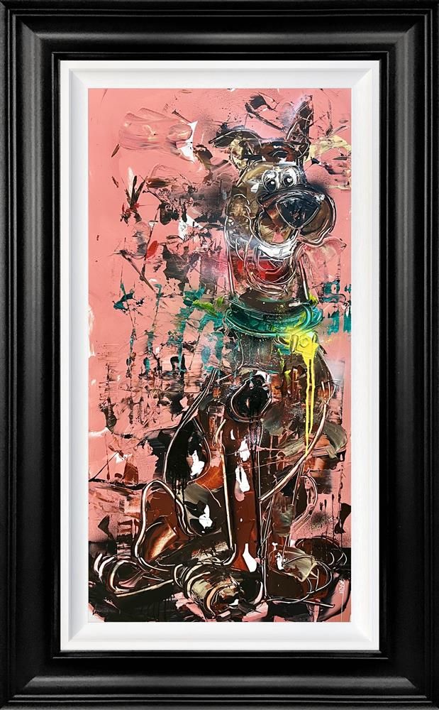 Jessie Foakes - 'The Mystery Dog'  Framed Original Artwork