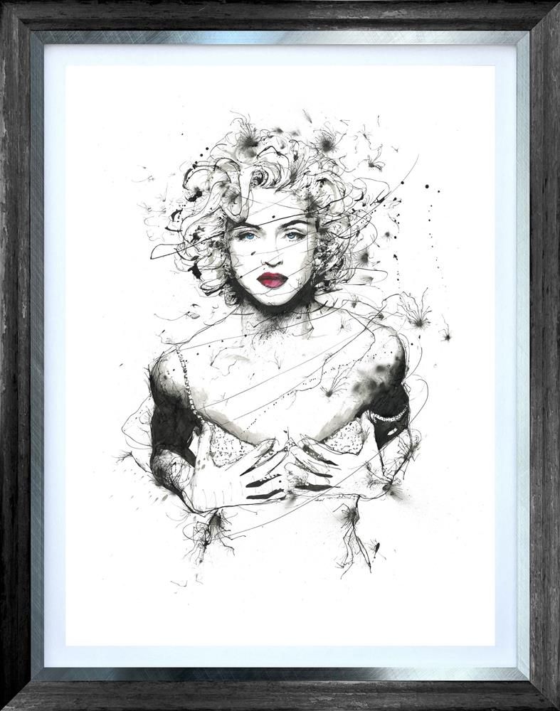 Scott Tetlow - 'The Queen Of Pop' - Deluxe- Framed Limited Edition Print