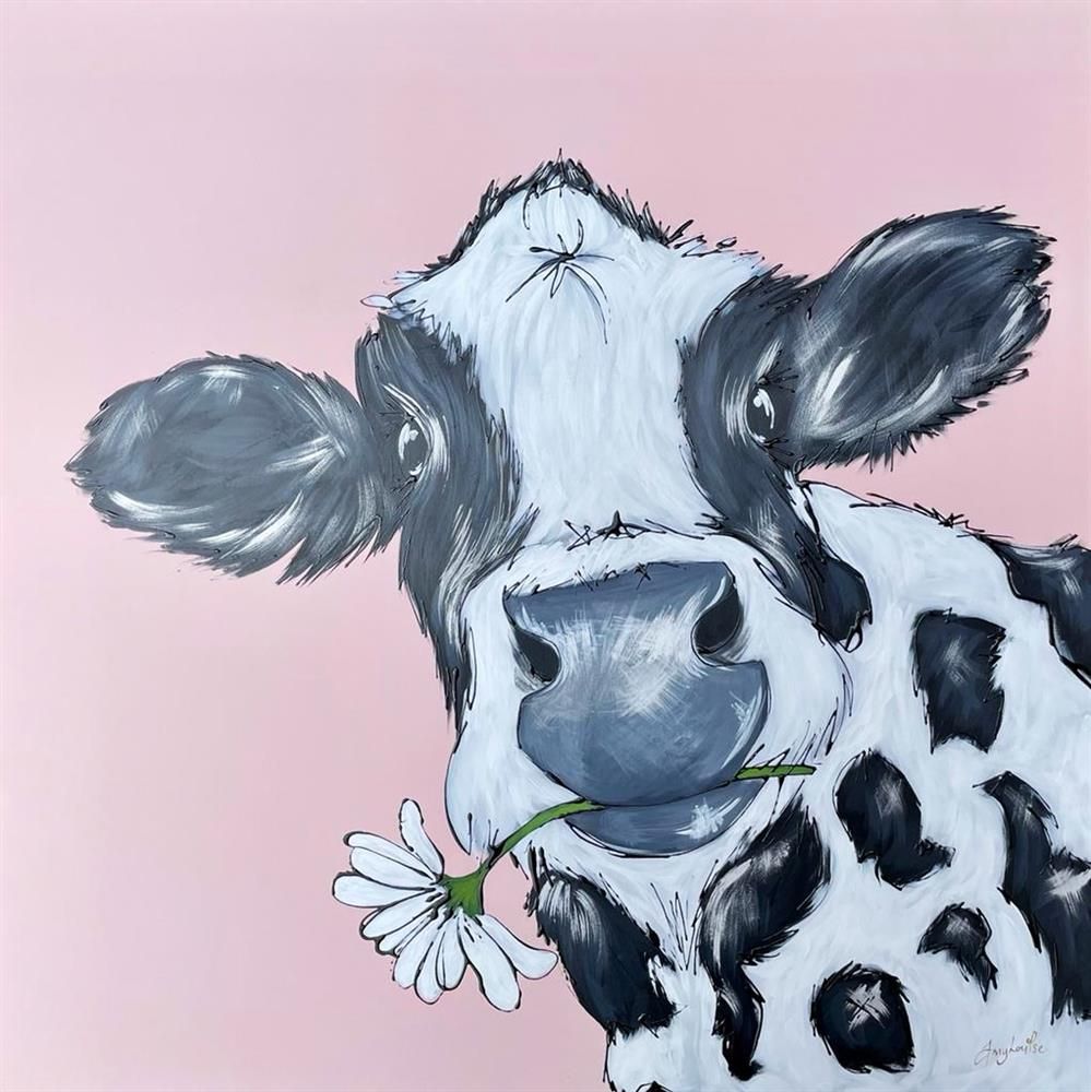 Amy Louise - 'Daisy Dairy' - Framed Original Art