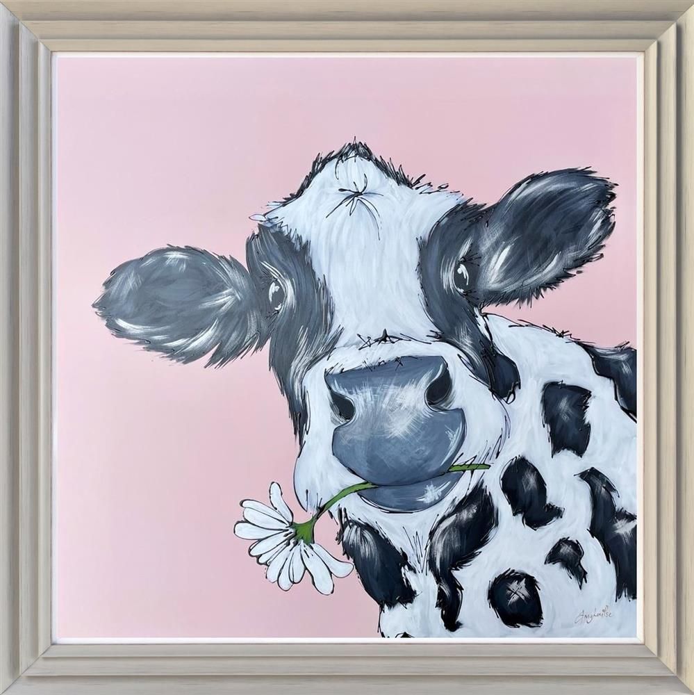 Amy Louise - 'Daisy Dairy' - Framed Original Art