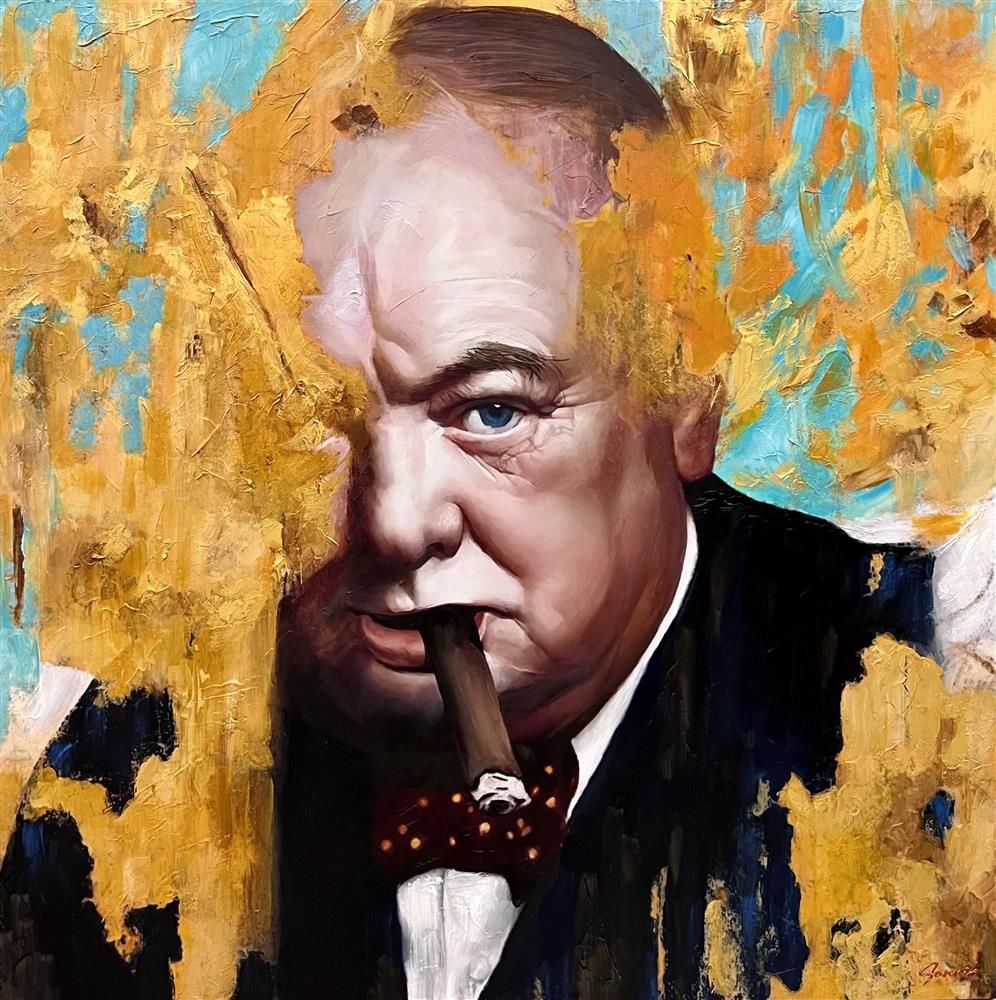 Sannib - 'Winston' - Framed Original Art