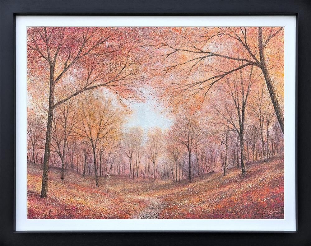 Chris Bourne - 'The Leaves Gentle Fall' - Framed Original Art