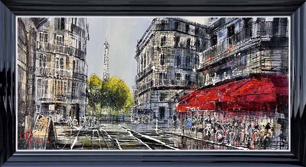 Nigel Cooke - 'Coffee Shot  - Framed Original Artwork