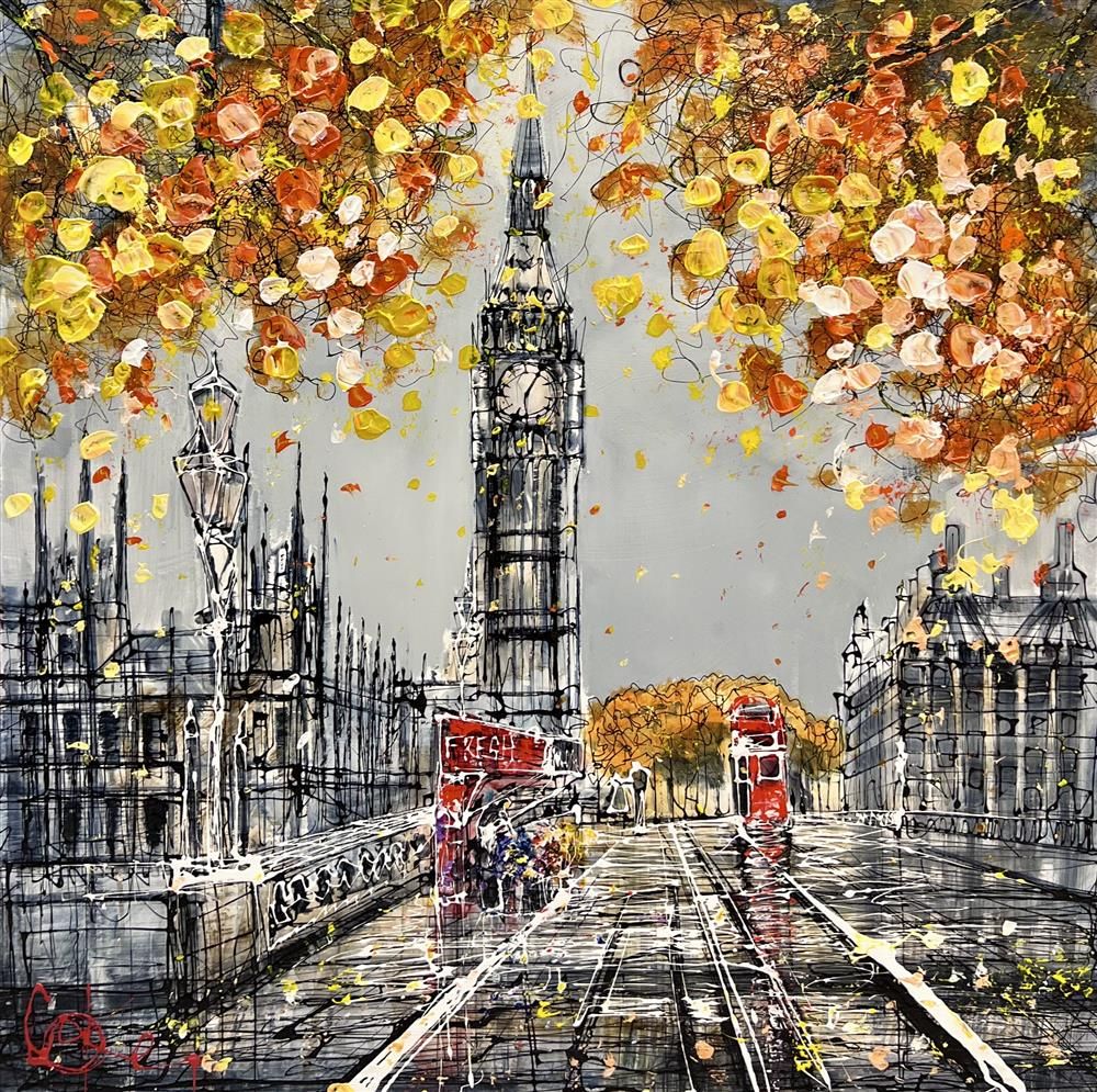 Nigel Cooke - 'London Heritage'  - Framed Original Artwork