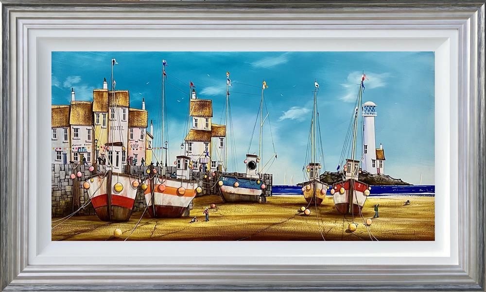 Dale Bowen -  'Harbour Rest' - Framed Original Art