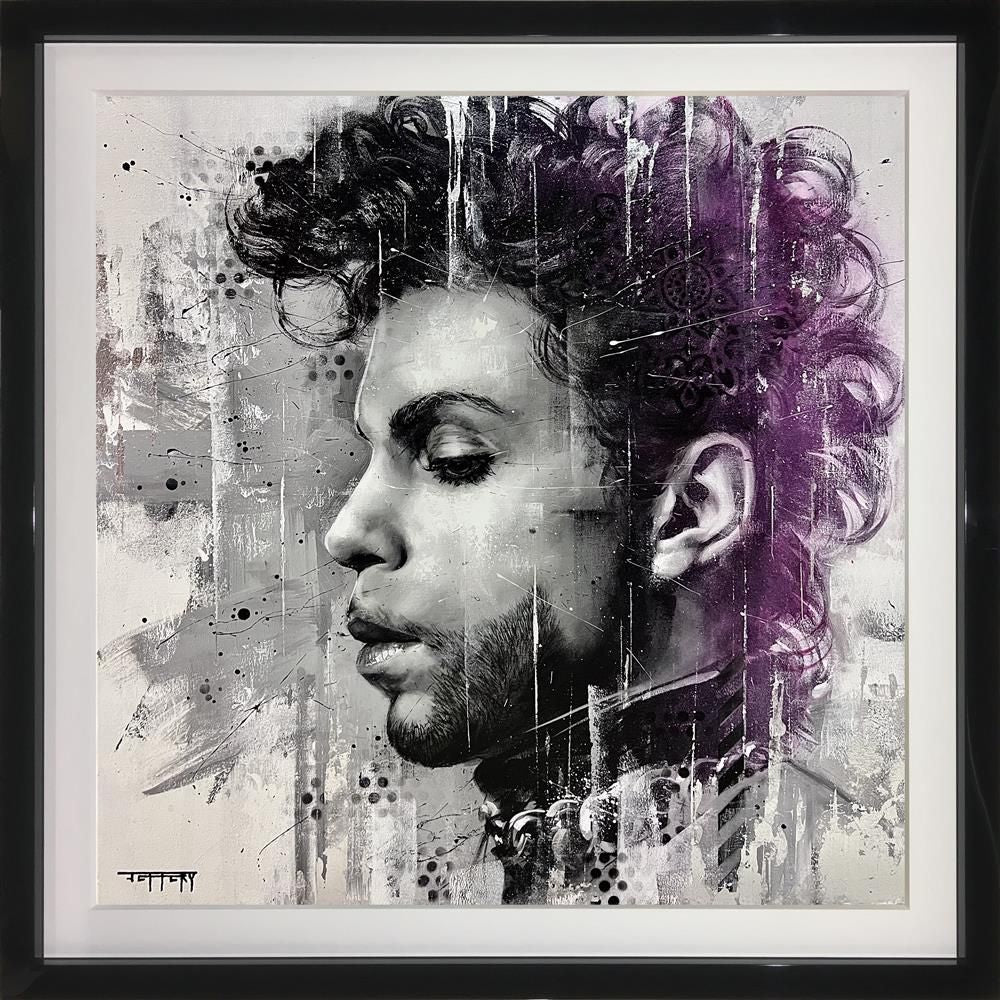 Ben Jeffery - 'Purple Rain' - Framed Original Art