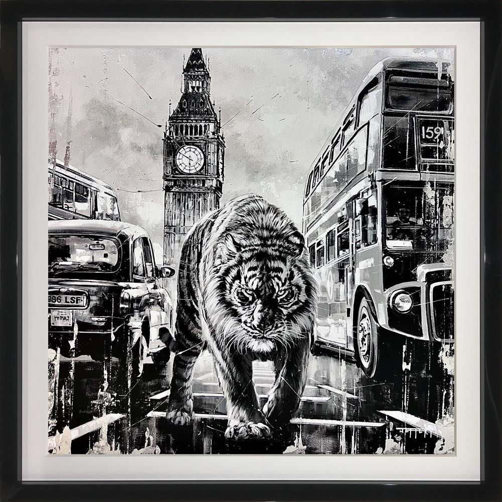 Ben Jeffery - 'Urban Hunter Westminster' - Framed Original Art