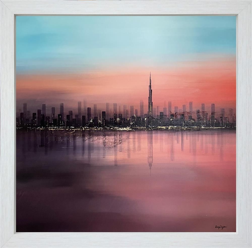 Daisy Clayton - ' Dubai To London' - Framed Original Artwork