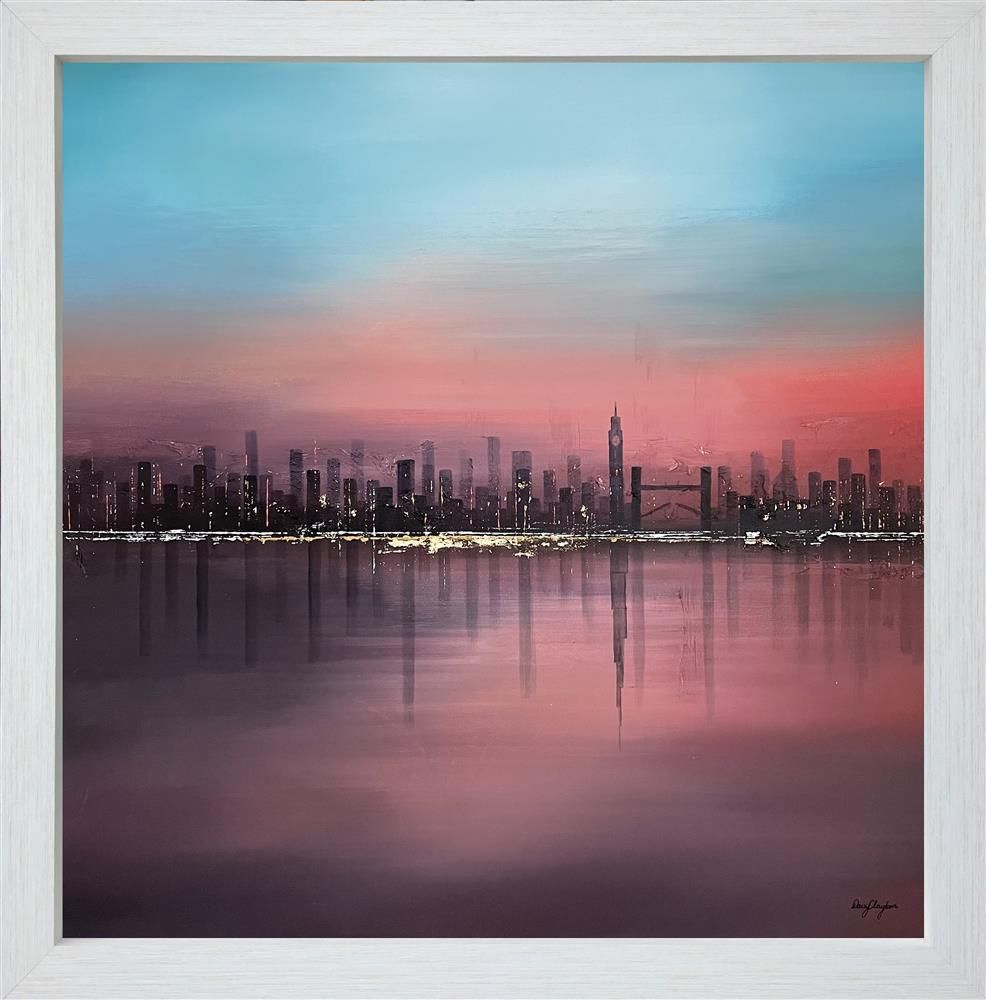 Daisy Clayton - 'London To Dubai' - Framed Original Artwork