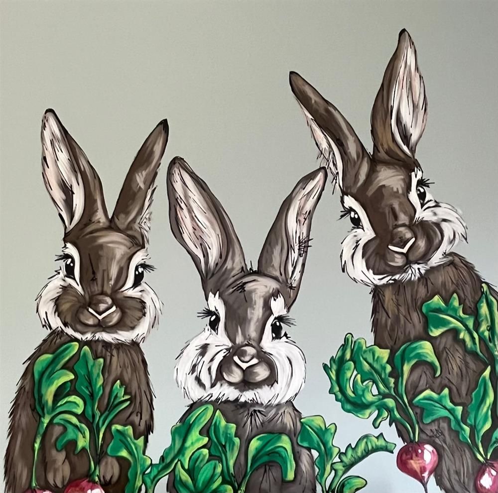 Amy Louise - 'The Tails Of' - Framed Original Art