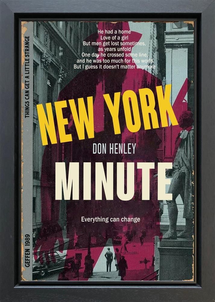 Linda Charles - 'New York Minute' - Framed Original Artwork