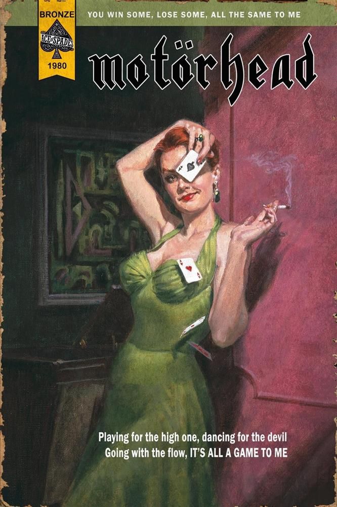 Linda Charles - 'Ace Of Spades' - Framed Original Artwork