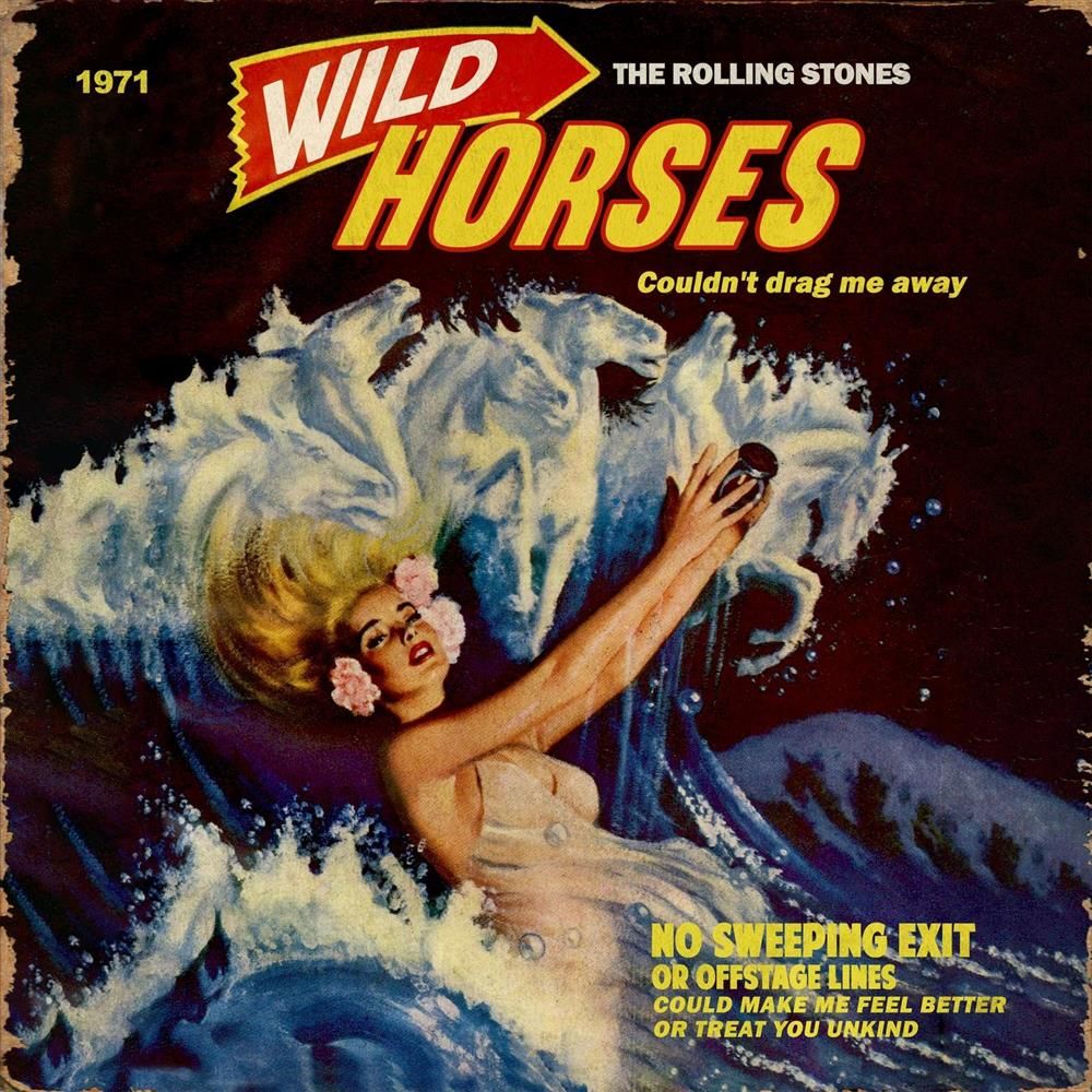 Linda Charles - 'Wild Horses' - Framed Original Artwork