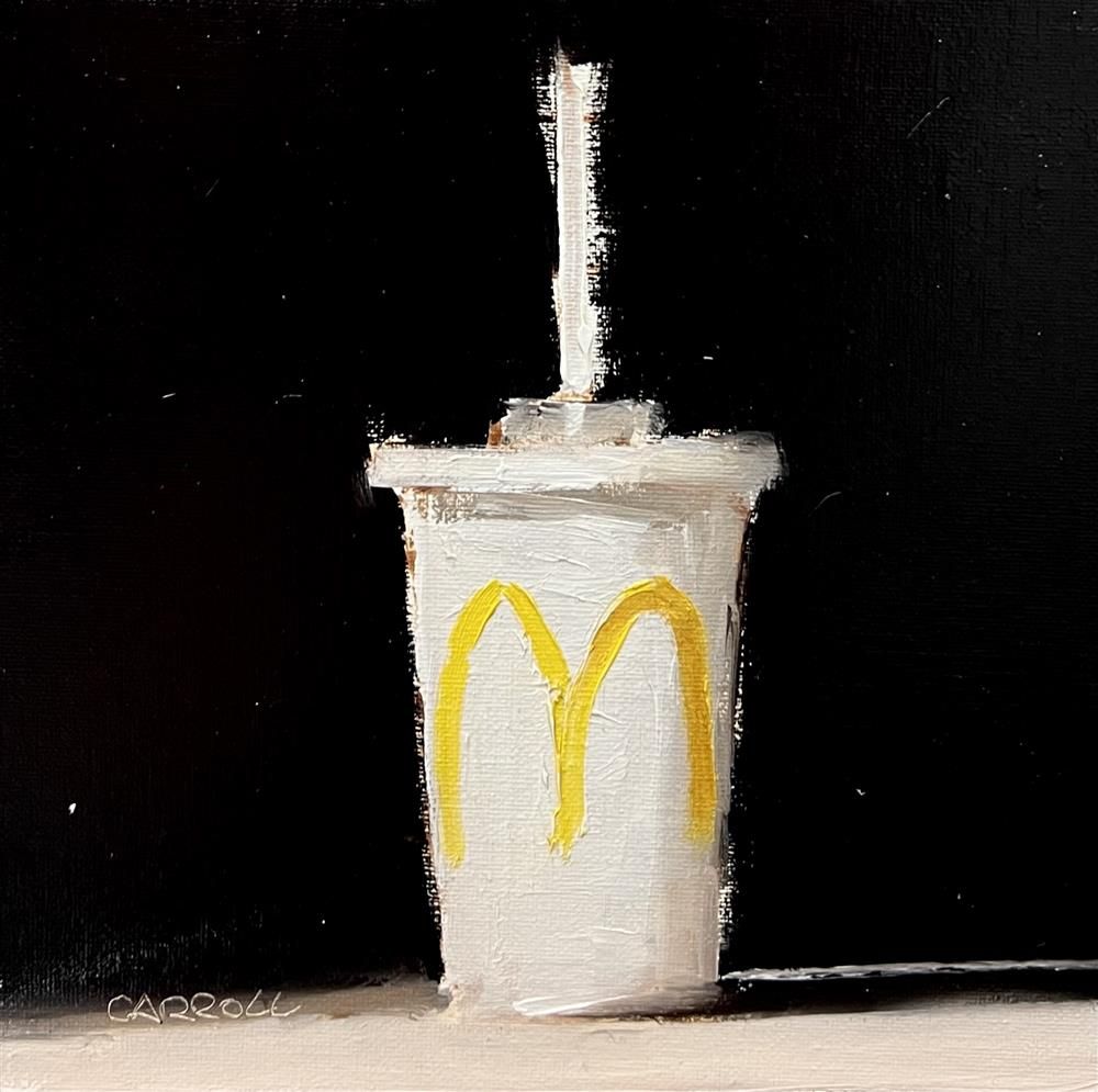 Neil Carroll - 'Soda Cup' - Framed Original Painting