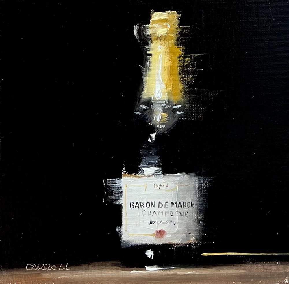 Neil Carroll - 'Bottle Of Champagne' - Framed Original Painting