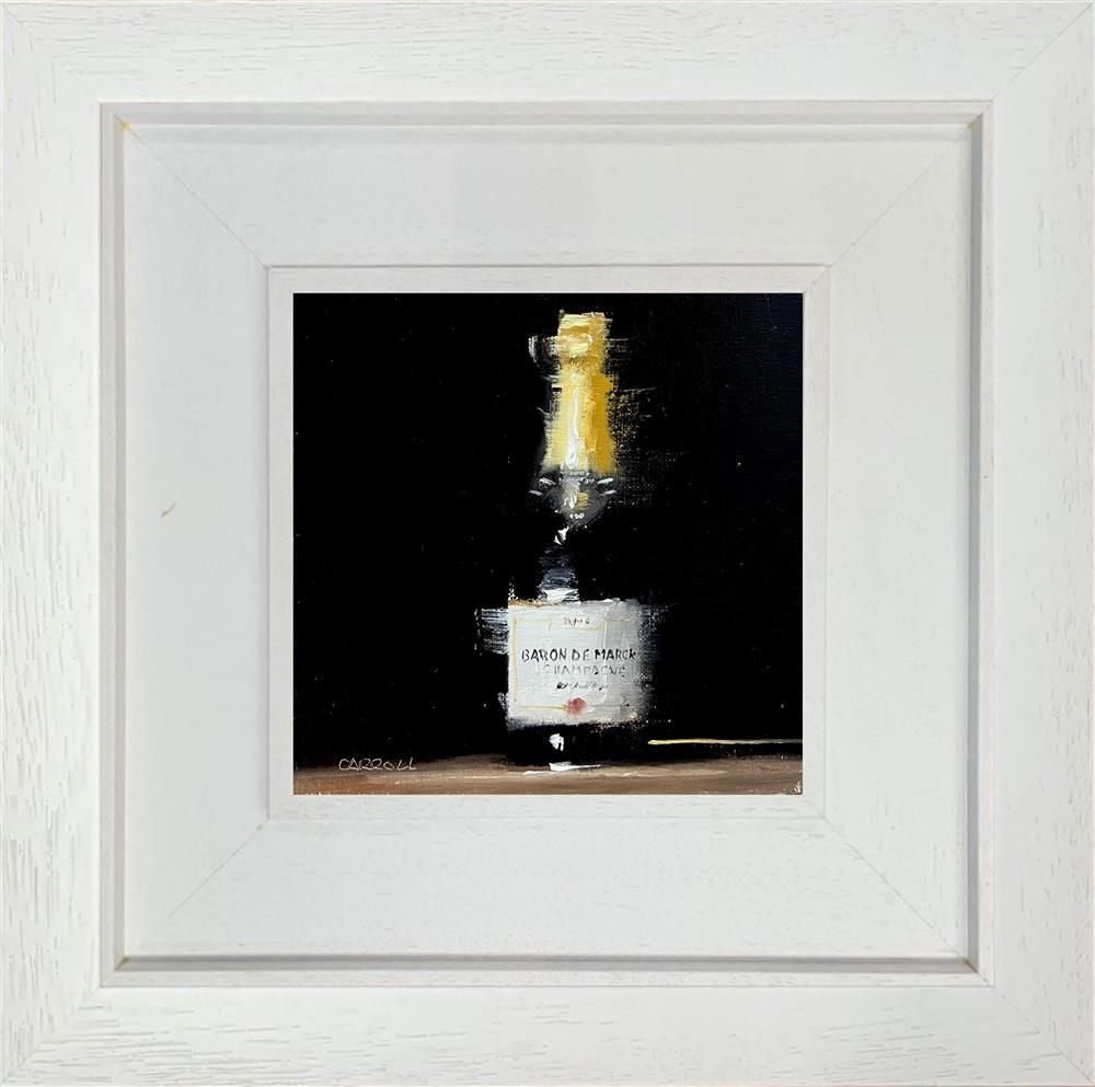 Neil Carroll - 'Bottle Of Champagne' - Framed Original Painting