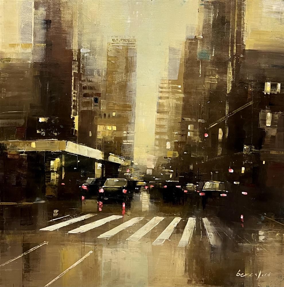 Mark Beresford - 'Manhattan Gold' - Framed Original Artwork