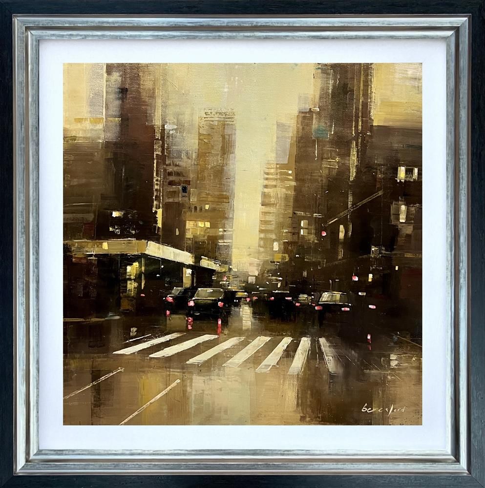 Mark Beresford - 'Manhattan Gold' - Framed Original Artwork