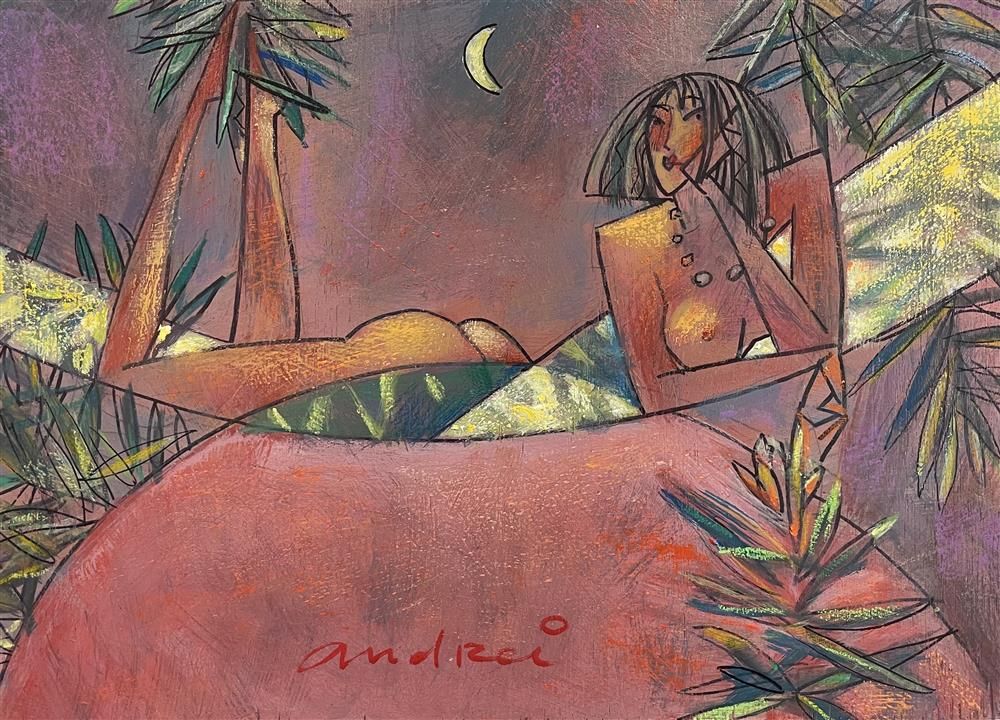 Andrei Protsouk - 'Moon Shine' - Framed Original Art