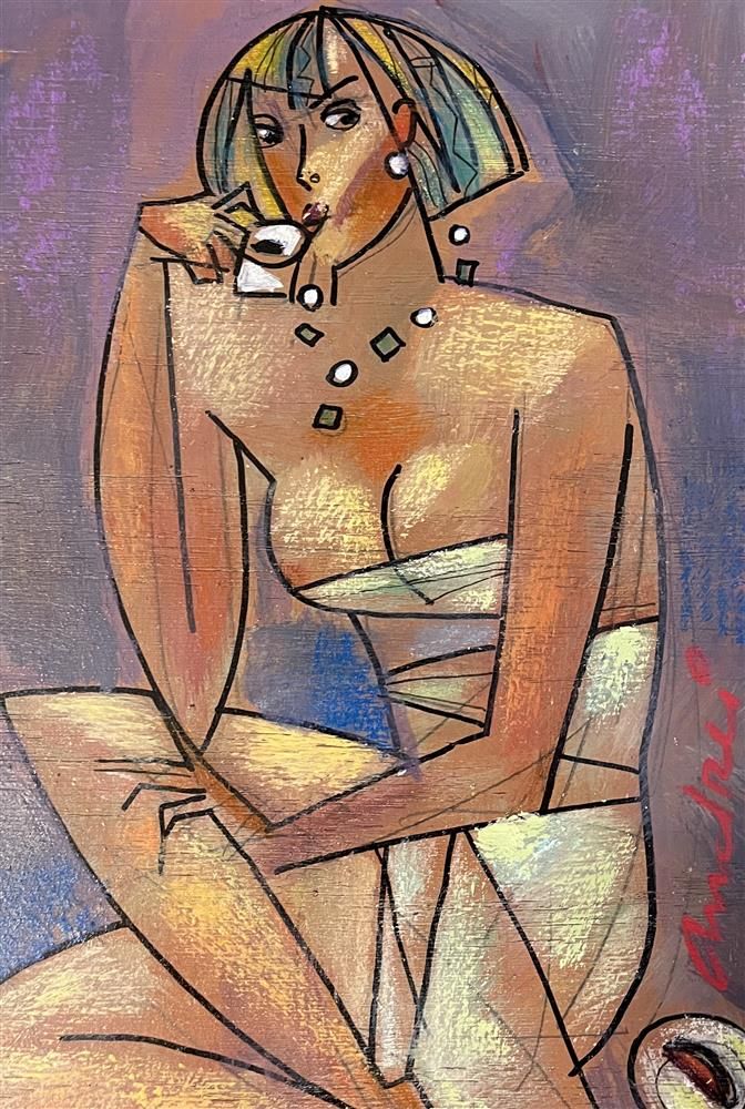 Andrei Protsouk - 'Biscotti' - Framed Original Art