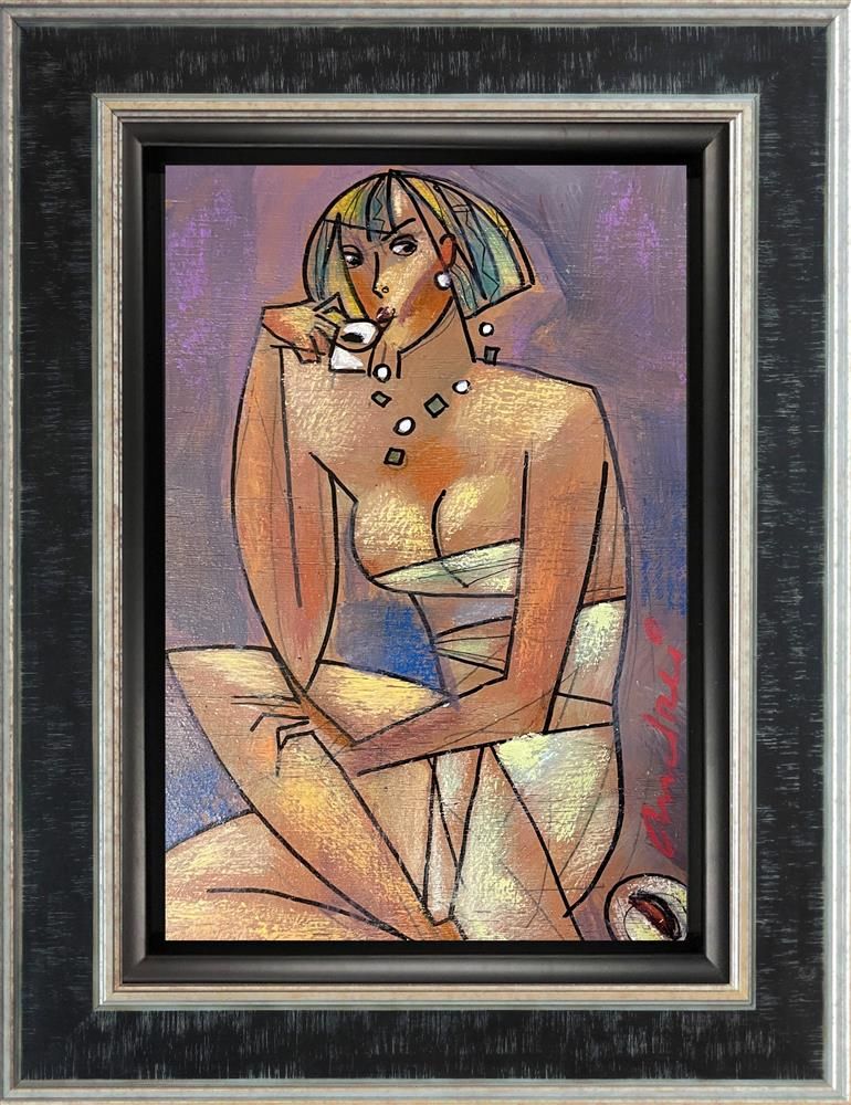 Andrei Protsouk - 'Biscotti' - Framed Original Art