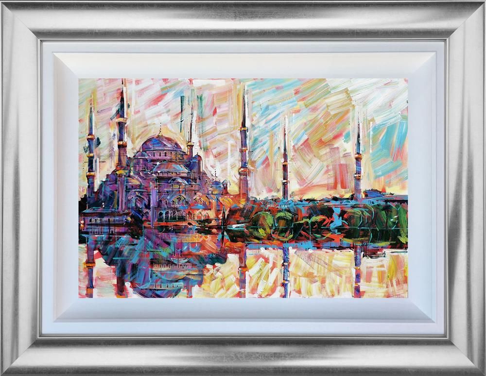 Colin Brown - 'Blue Mosque' - Framed Original Art