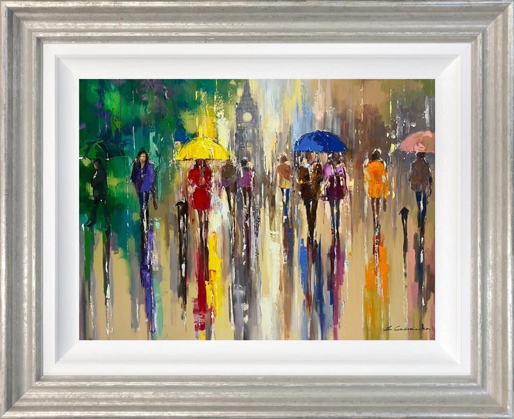 Ewa Czarniecka - 'Our Commute Home' - Framed Original Art