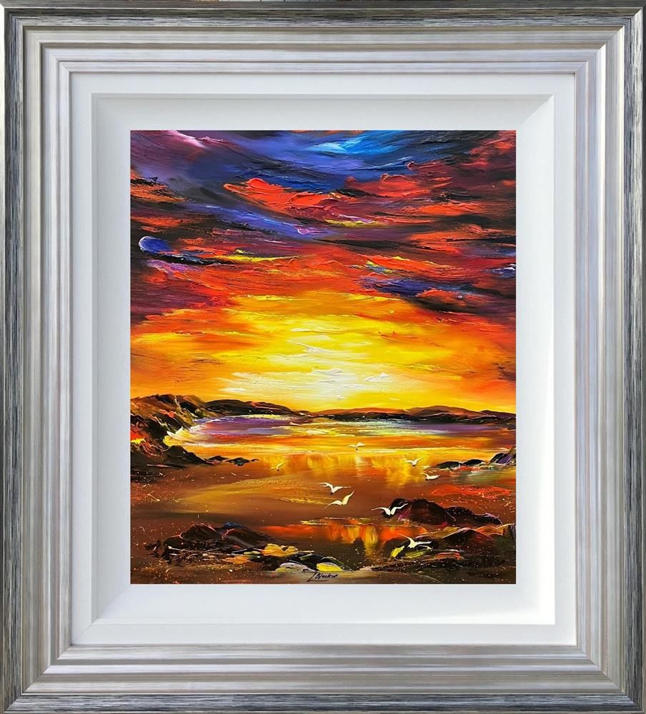 Lillias Blackie -  'Light Up The Skies' - Framed Original Art