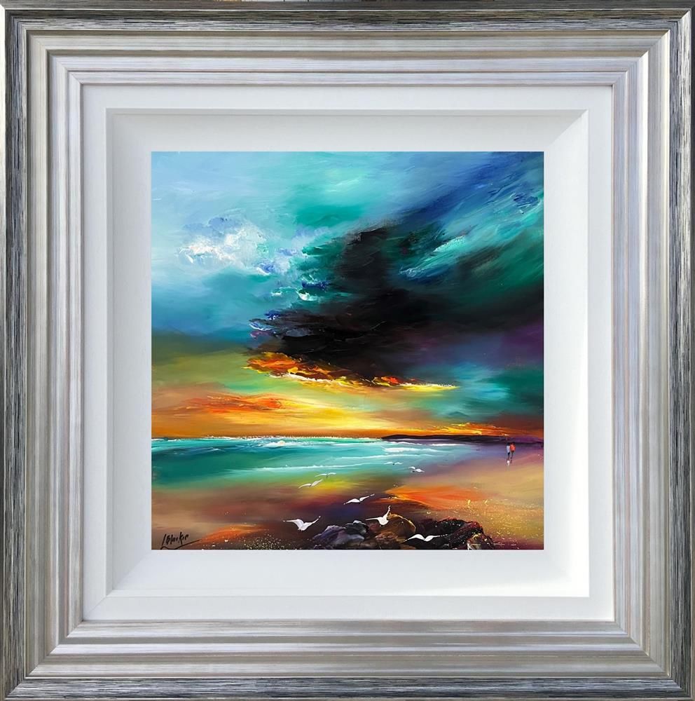 Lillias Blackie -  'Walking The Line' - Framed Original Art