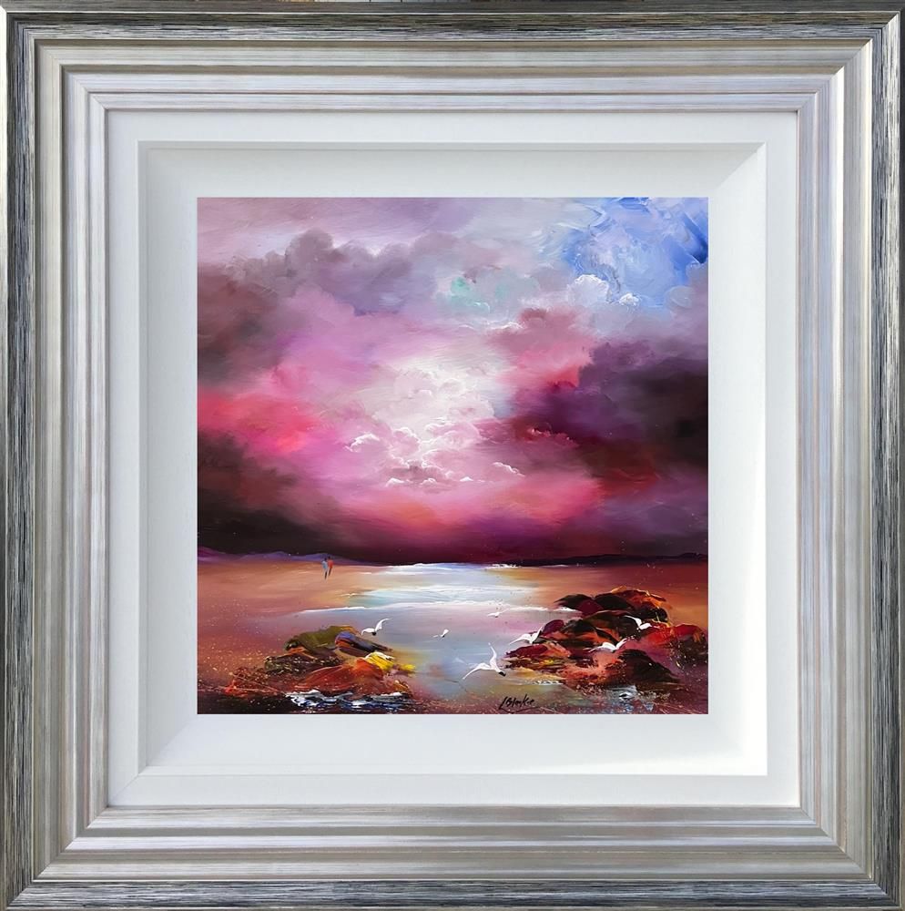 Lillias Blackie -  'Kiss An Angel' - Framed Original Art