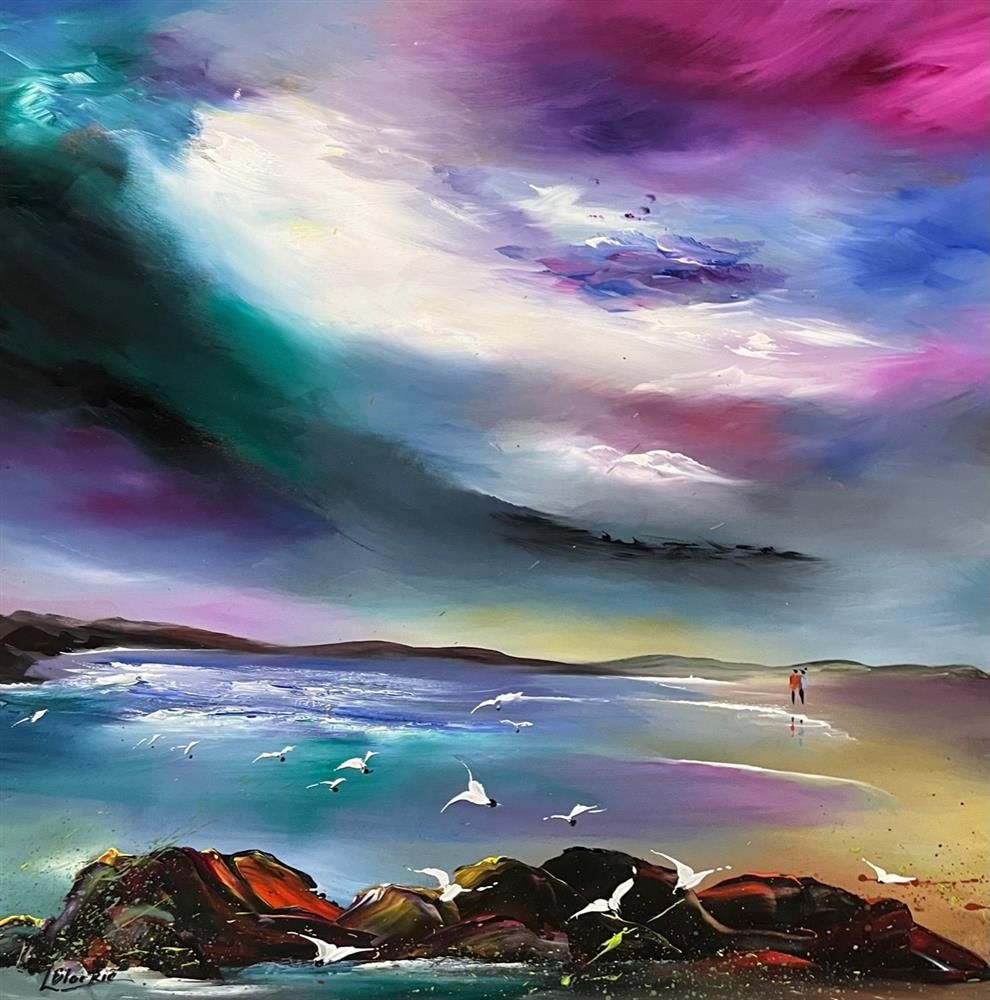 Lillias Blackie -  'Neptune Skies' - Framed Original Art