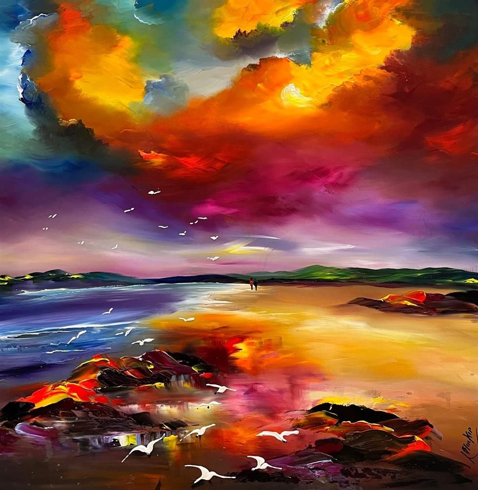 Lillias Blackie -  'Lost For Words' - Framed Original Art