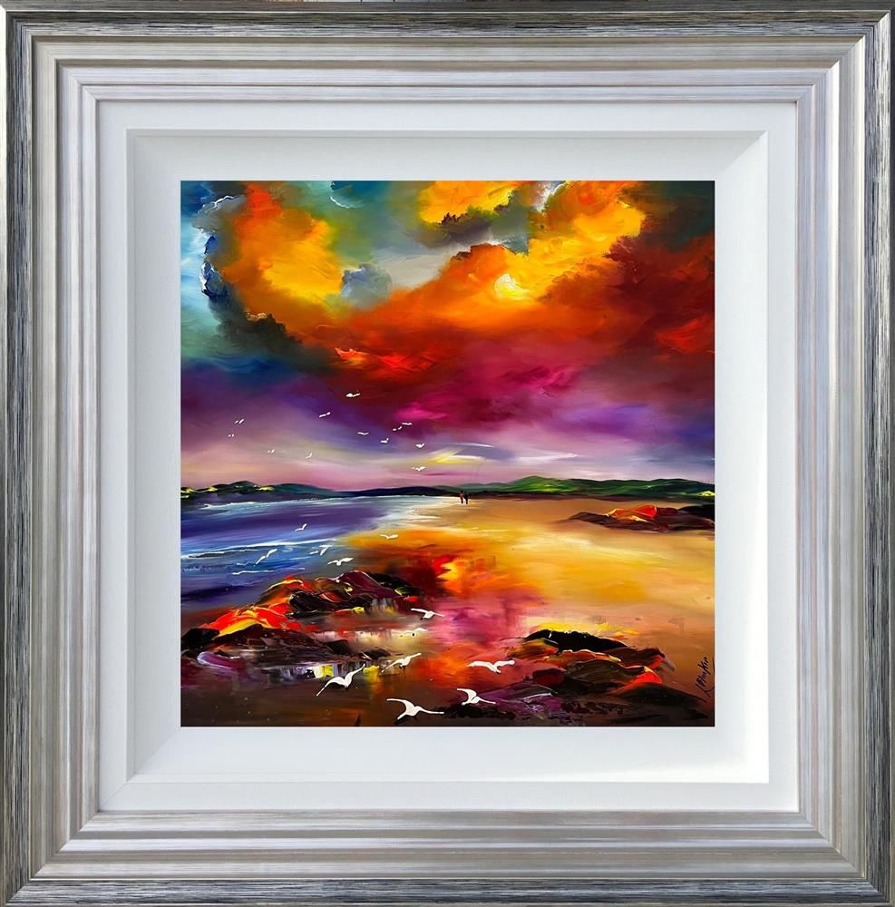 Lillias Blackie -  'Lost For Words' - Framed Original Art