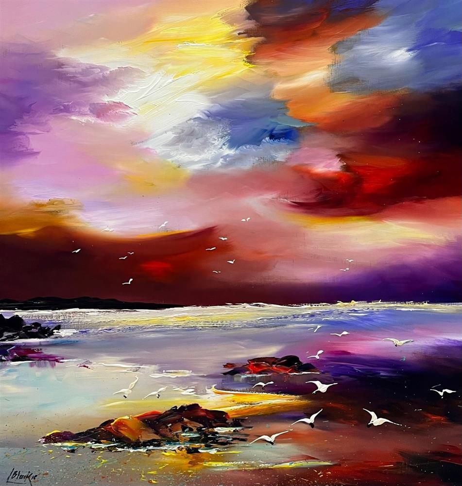 Lillias Blackie -  'Getting Closer' - Framed Original Art