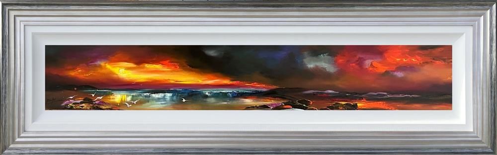 Lillias Blackie -  'Dark Night Rises' - Framed Original Art