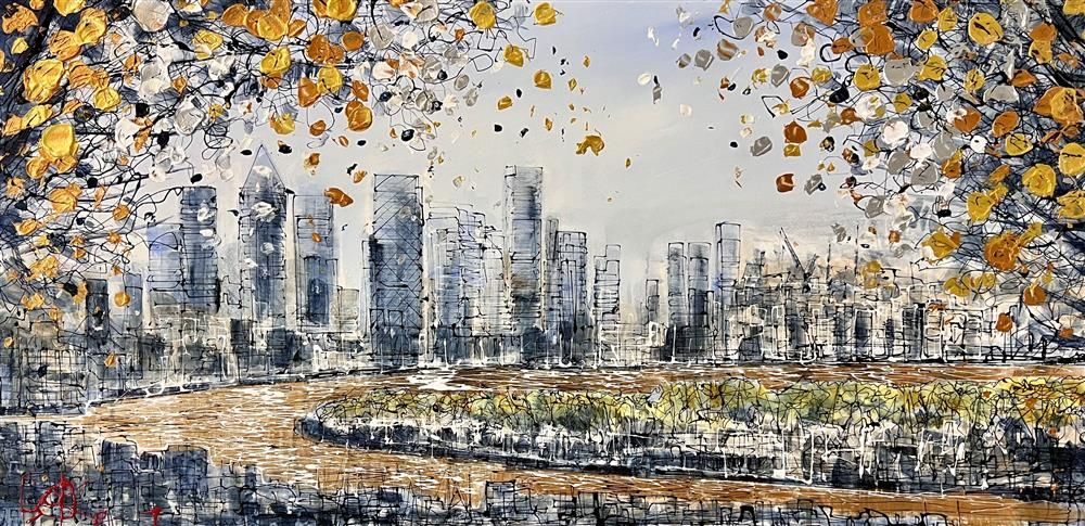 Nigel Cooke - 'Concrete Jungle'  - Framed Original Artwork