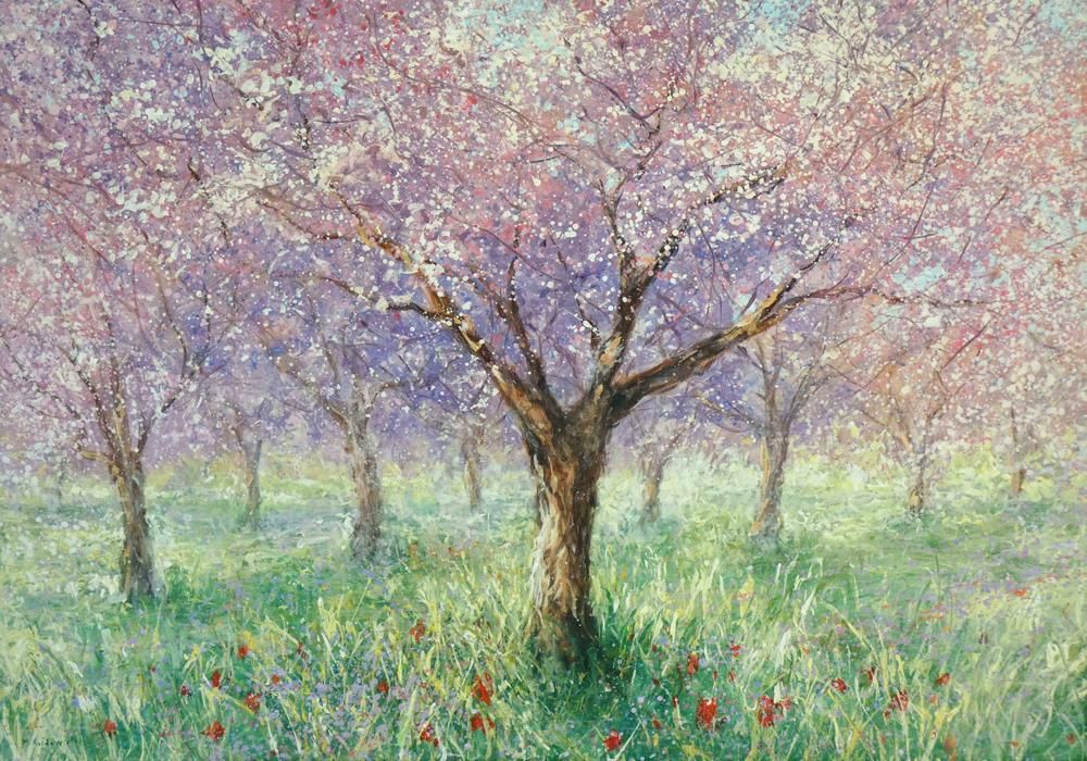 Mariusz Kaldowski - 'Blossom Beauty' - Framed Original Art