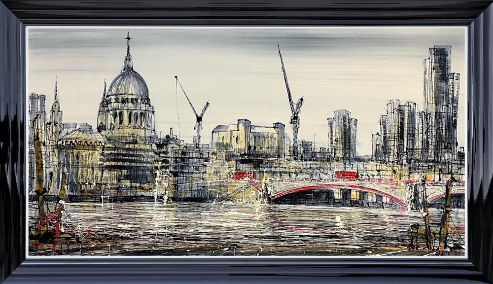 Nigel Cooke - 'Blackfriers Bridge'  - Framed Original Artwork