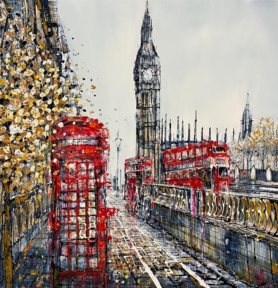Nigel Cooke - 'Calling Big Ben'  - Framed Original Artwork