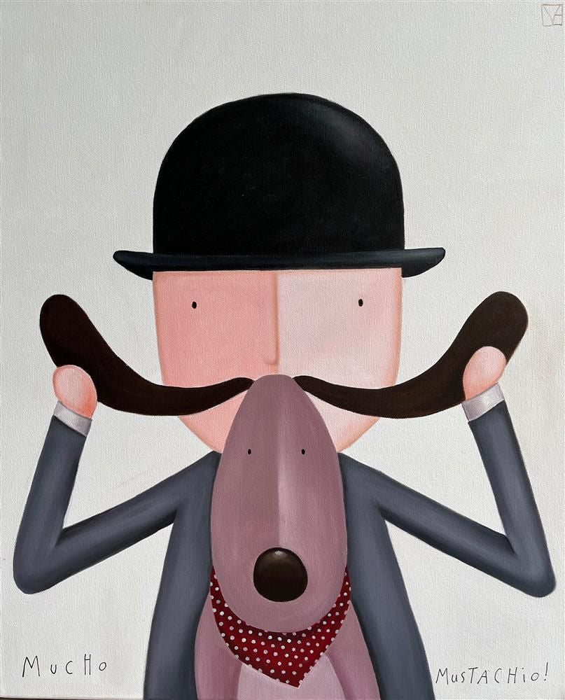 Michael Abrams - 'Mucho Mastachio' - Framed Original Art