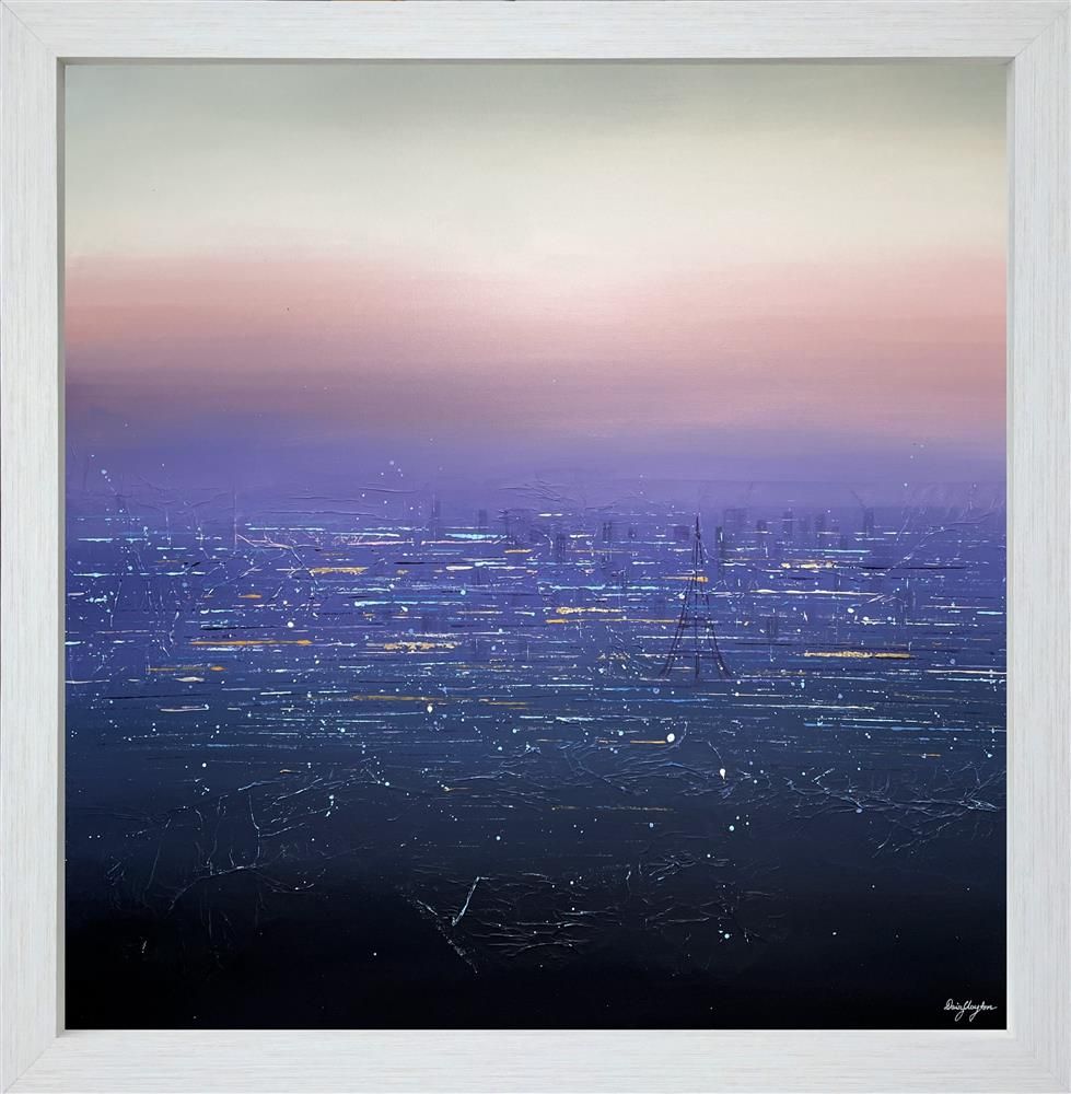 Daisy Clayton -  City Lights In Paris' - Framed Original Artwork